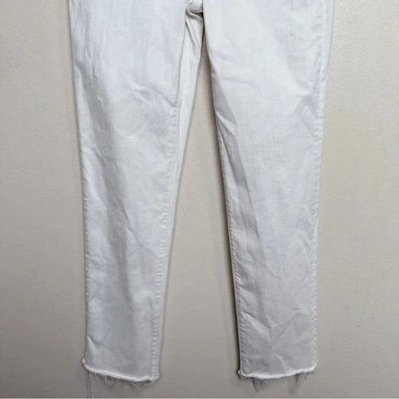 Madewell Womens 25 The Perfect Vintage Jean in Tile White Raw-Hem Edition - Picture 7 of 15